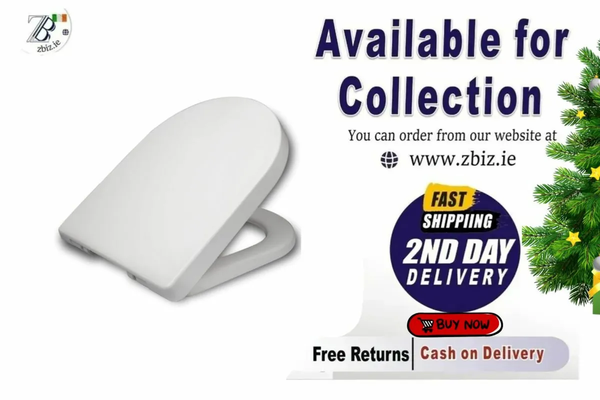 Soft System Lid Cover Close Toilet Seat - Image 1