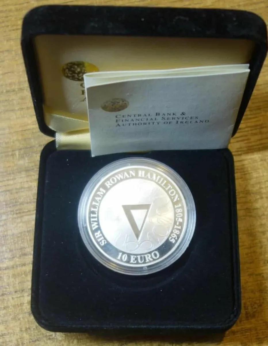 Ireland 10 Euro 2005 William Rowan Hamilton Silver - Image 1