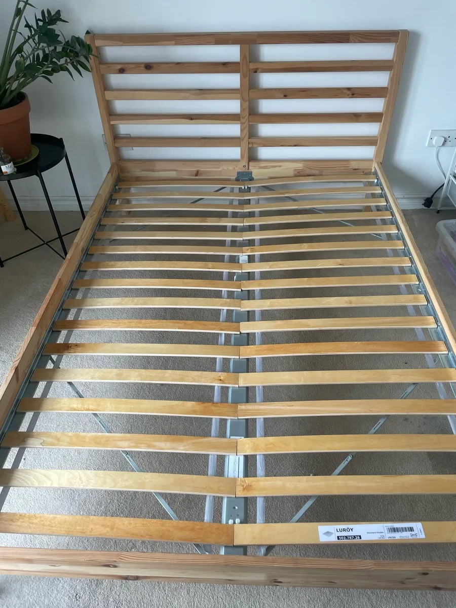 Double size bed IKEA plus mattress - Image 2