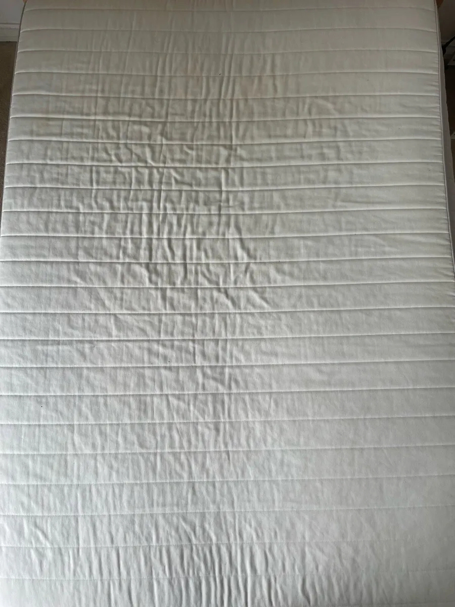 Double size bed IKEA plus mattress - Image 4