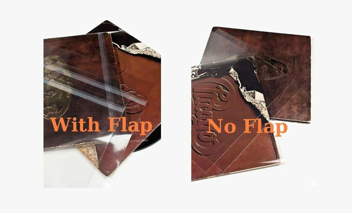LARGE Blake Sleeve Record Plastic Cover NO FLAP - Image 3