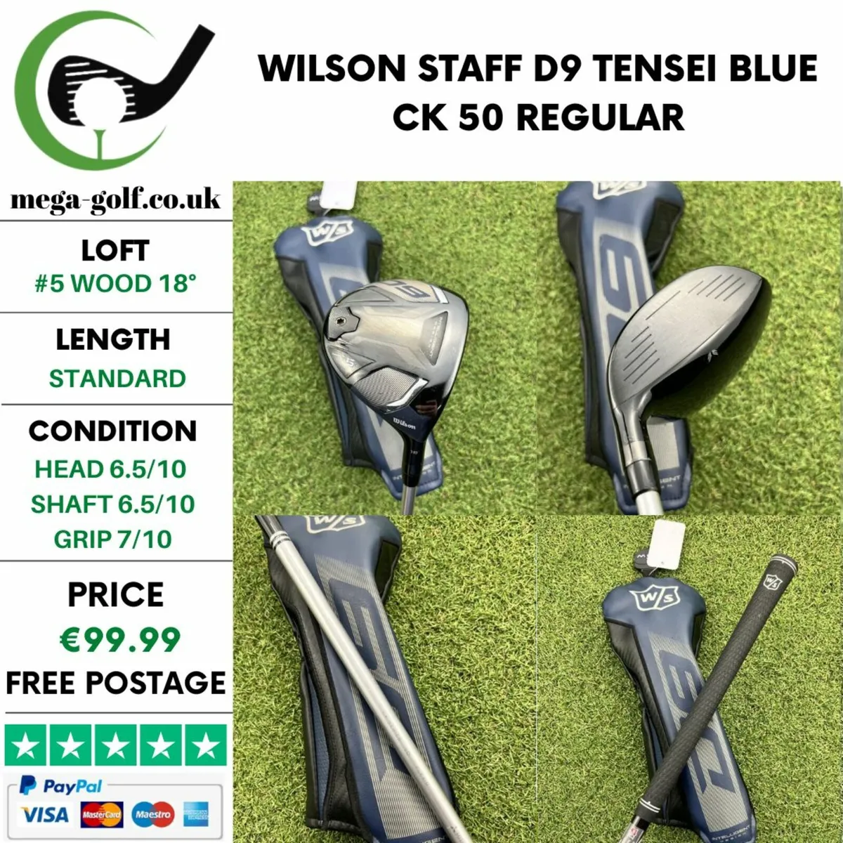 WILSON STAFF D9 #5 WOOD 18° / REGULAR - Image 1
