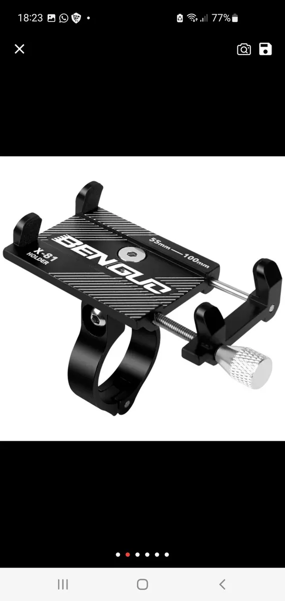 Cycle Phone Holders Steel - Image 1