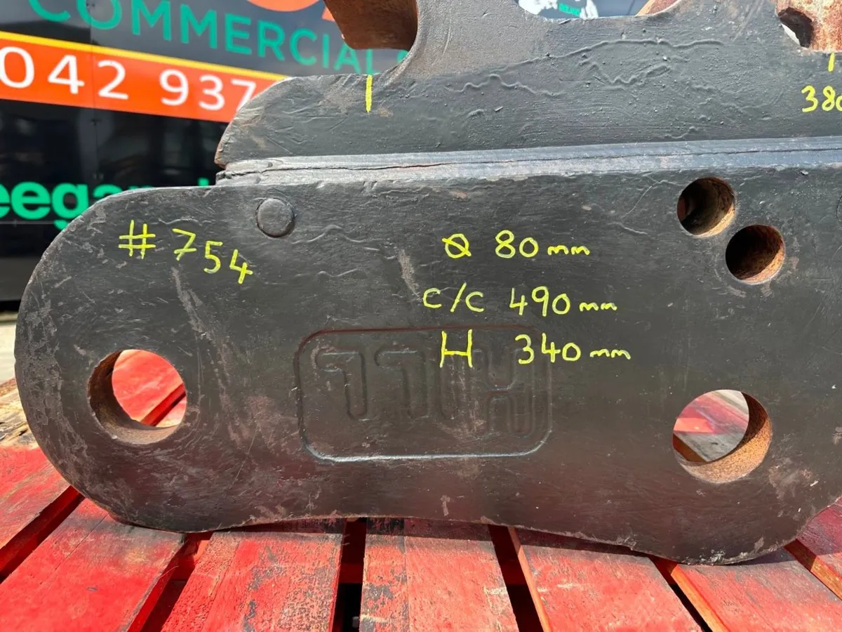 20 TON HILL QUICK HITCH ...80MM....754 - Image 4
