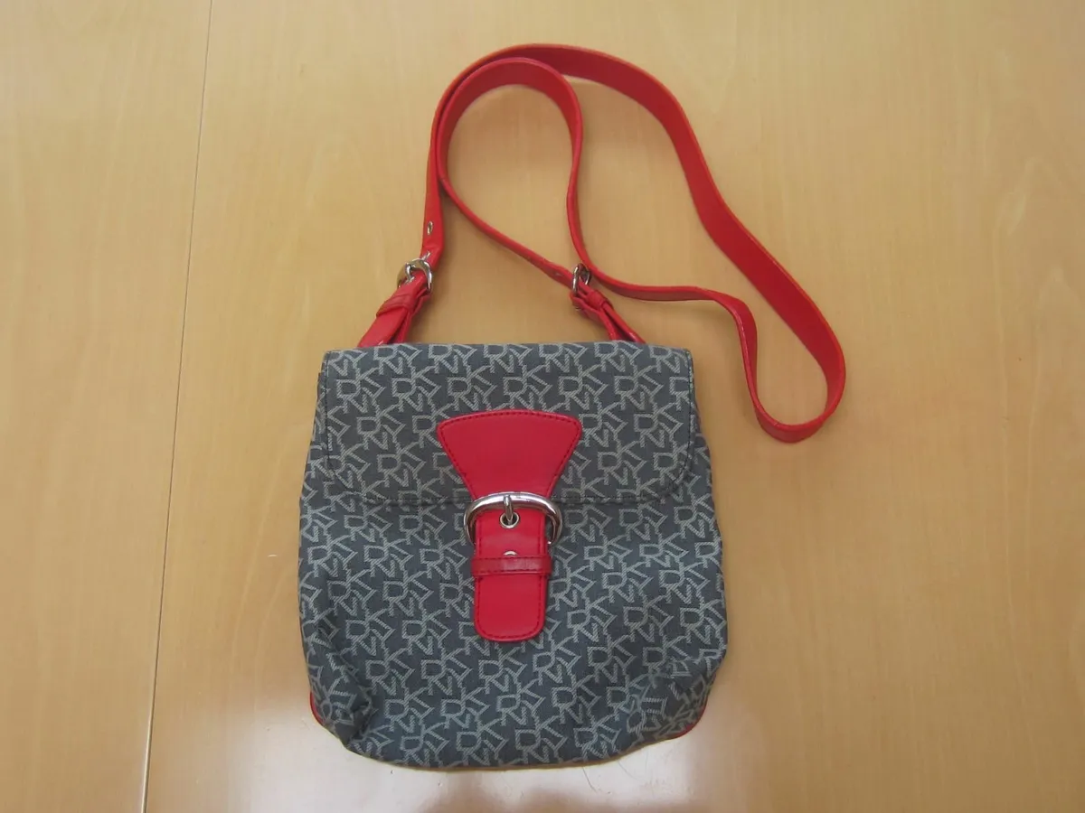 DKNY Red / Navy Handbag - Image 1
