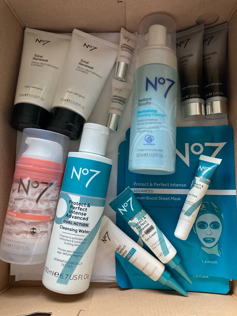 Beauty products No 7 products never used