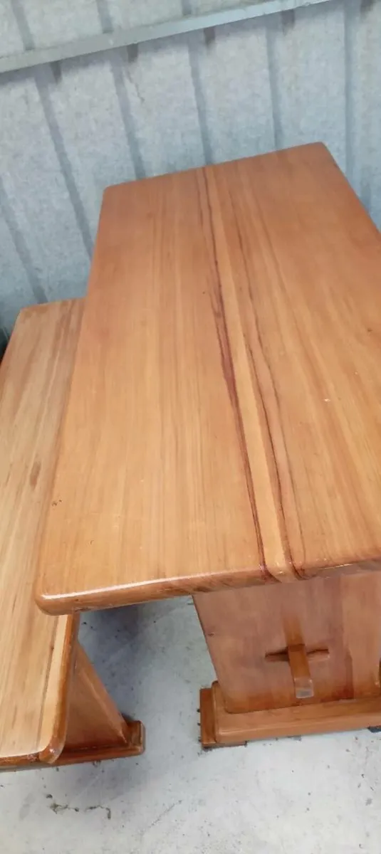 Table and bench - Image 4
