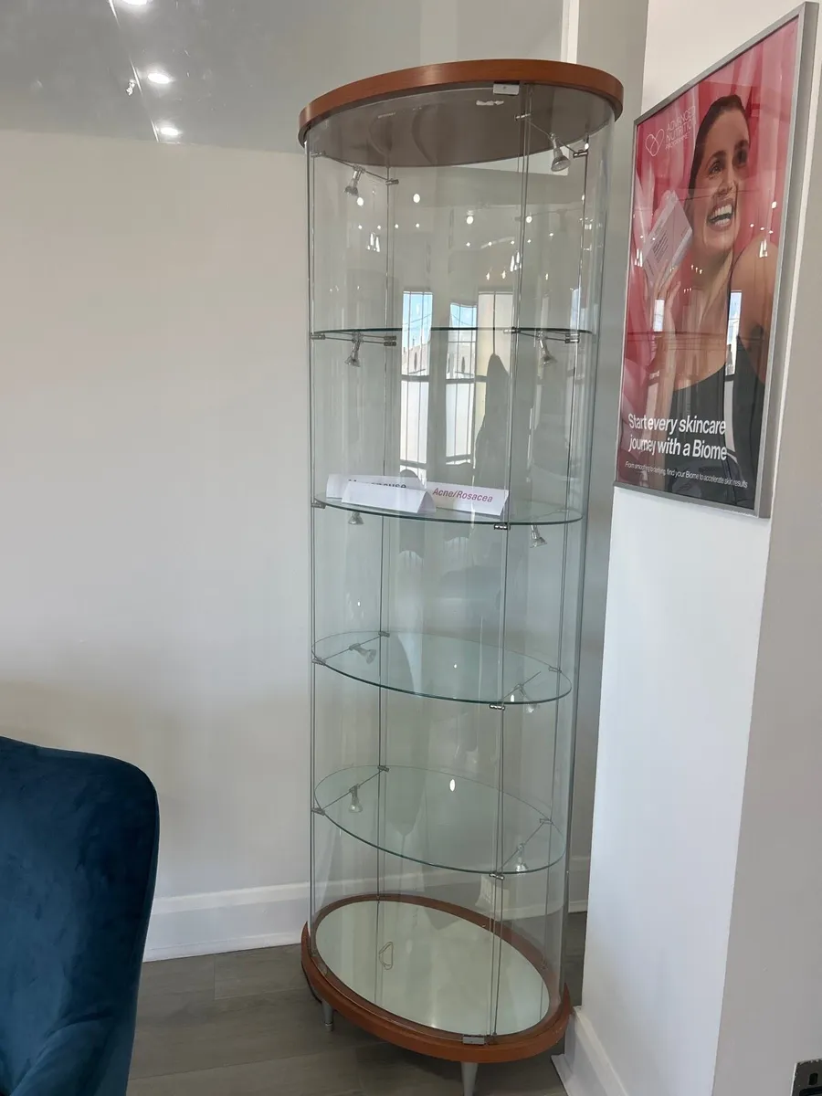 Glass cabinet for sale - Image 1