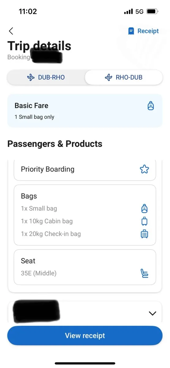 Flights to Rhodes x2 inc Priority, Seats, Baggage - Image 4