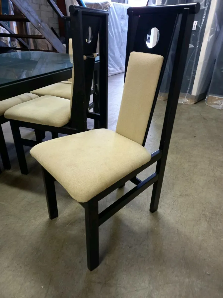 Al Frank cast iron table and 6 chairs - Image 4