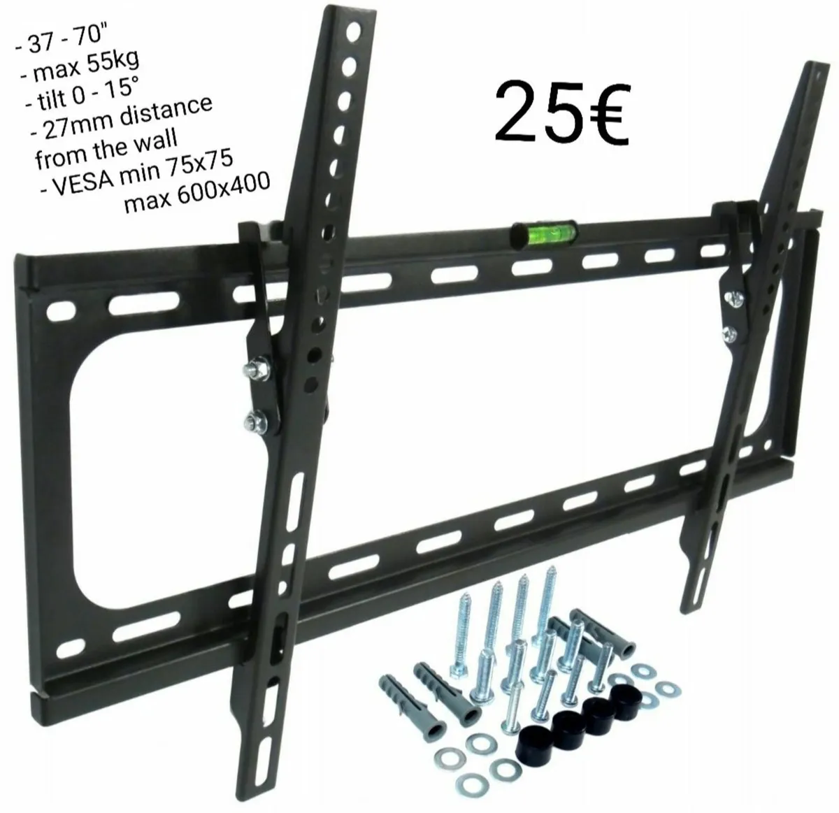 TV Wall Mount Bracket Tilt 37" - 70" TV - Image 1