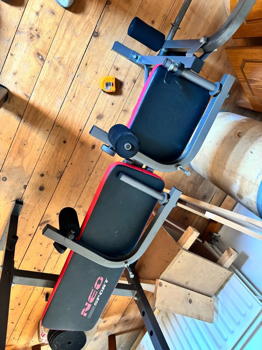 Bench, Barbell and Attachments - Image 3