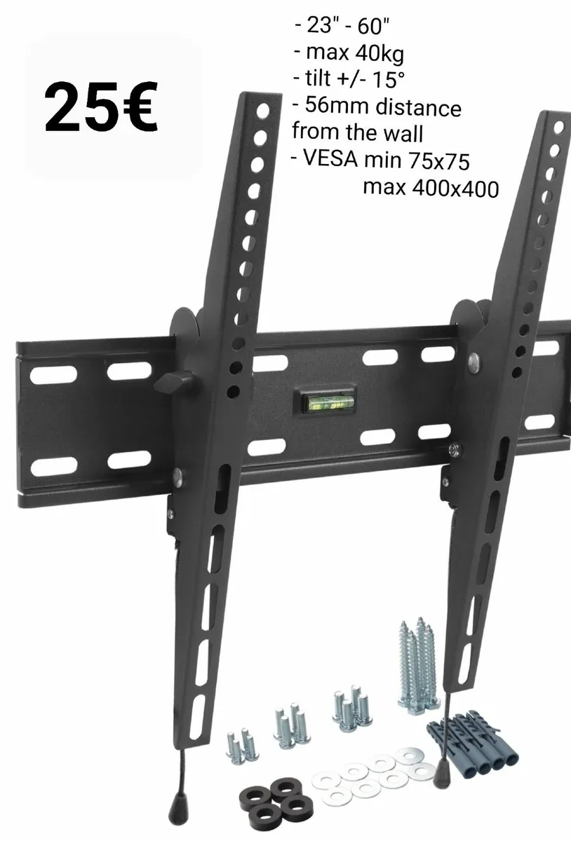 TV Wall Mount Bracket Tilt 23" - 60" TV - Image 1