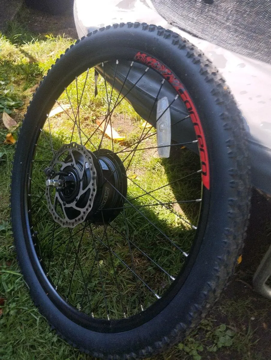 Carrera E. Bike back wheel - Image 4