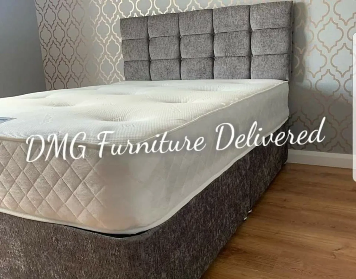 New Divan Beds With Mattresses And Headboard - Image 1