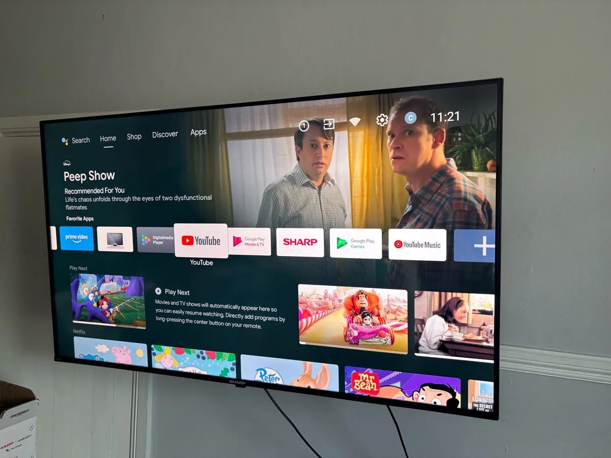 SHARP android tv, 4K Ultra HD 126cm | 50" - Image 1