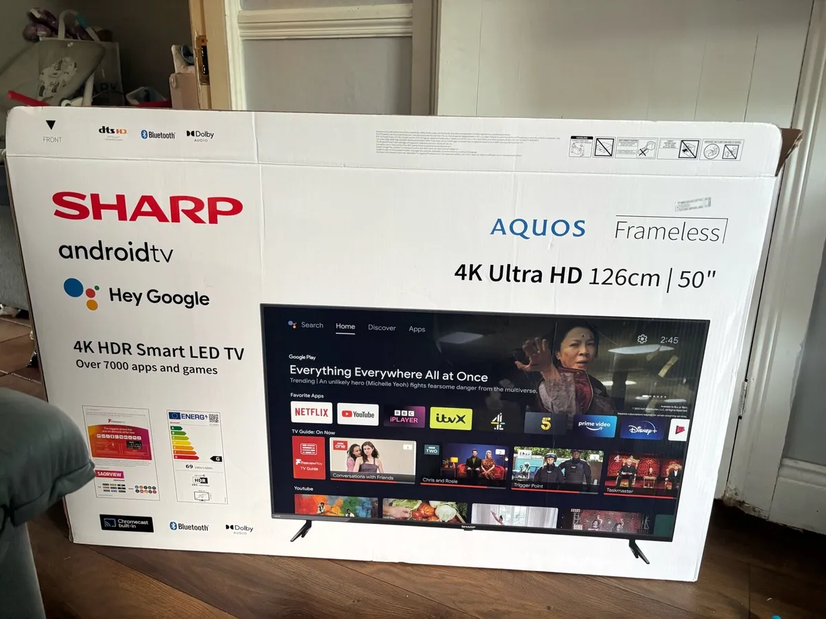 SHARP android tv, 4K Ultra HD 126cm | 50" - Image 2