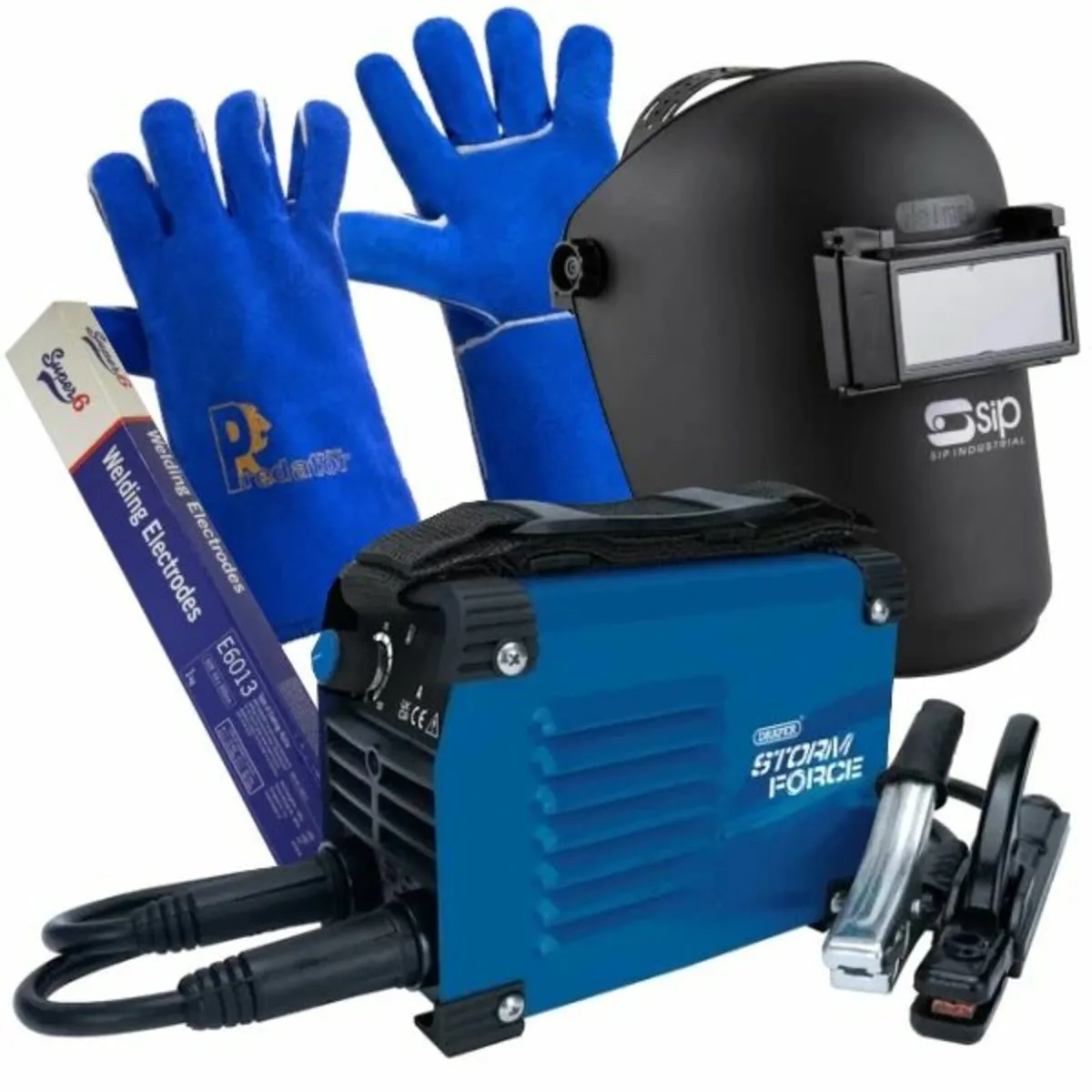 Draper Storm Force® 120A MMA Arc Welder BUNDLE