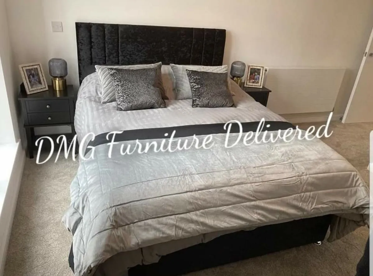 New Divan Beds With Mattresses And Headboard - Image 1