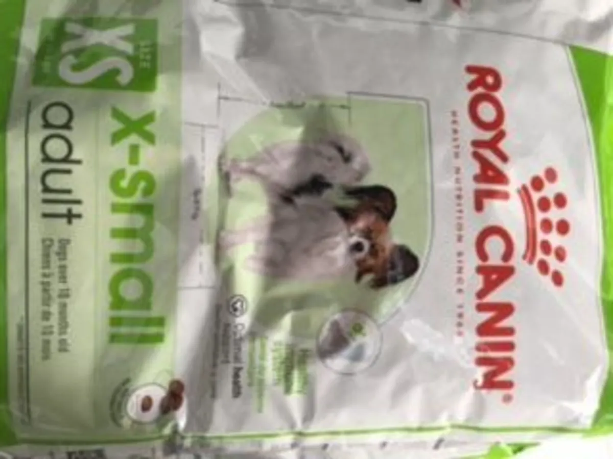 Royal Canin XS Adult Kibble for small dogs. - Image 1