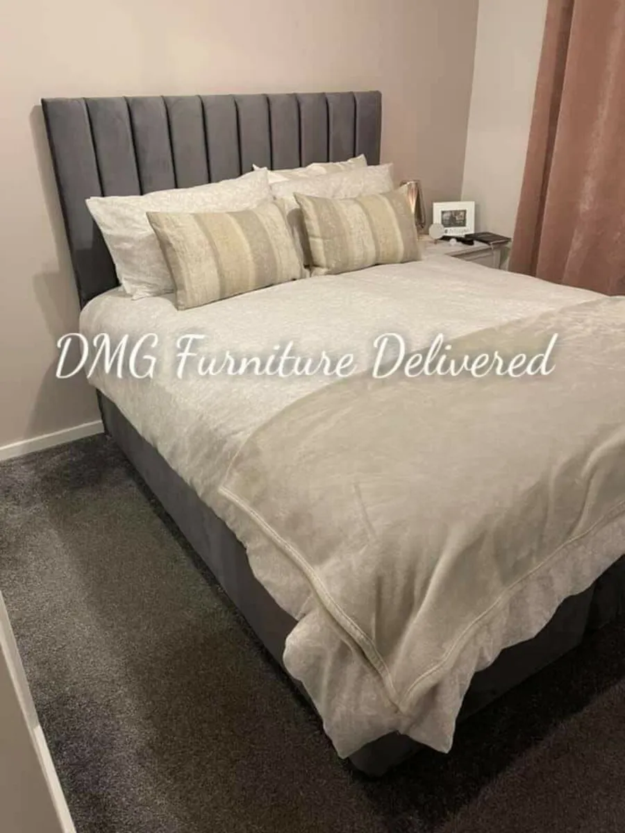 New Divan Beds With Mattresses And Headboard - Image 1