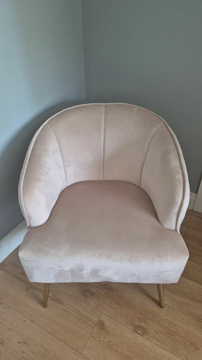 Velvet chair - Image 1