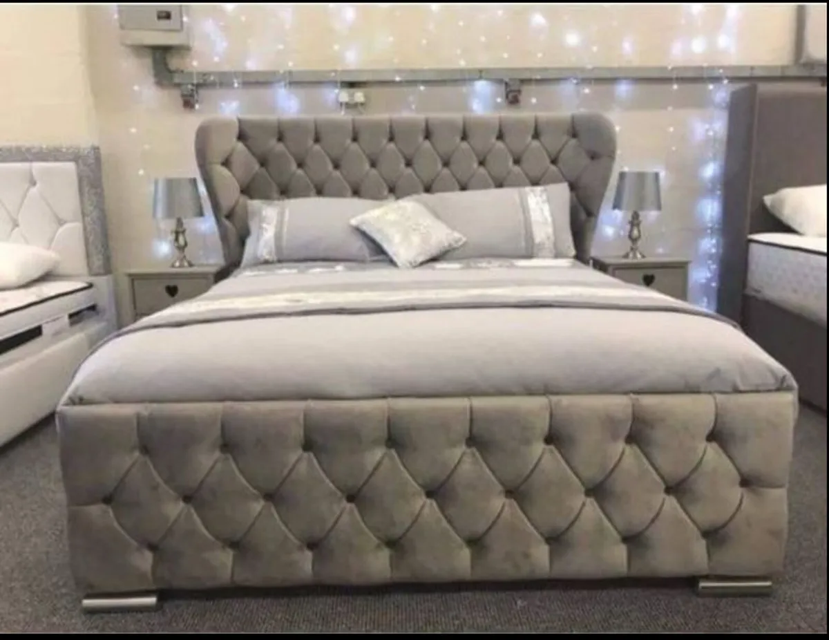 New double beds with mattress