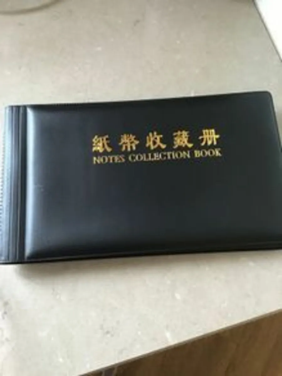 Banknote collector Starter pack- wallet  +5 notes