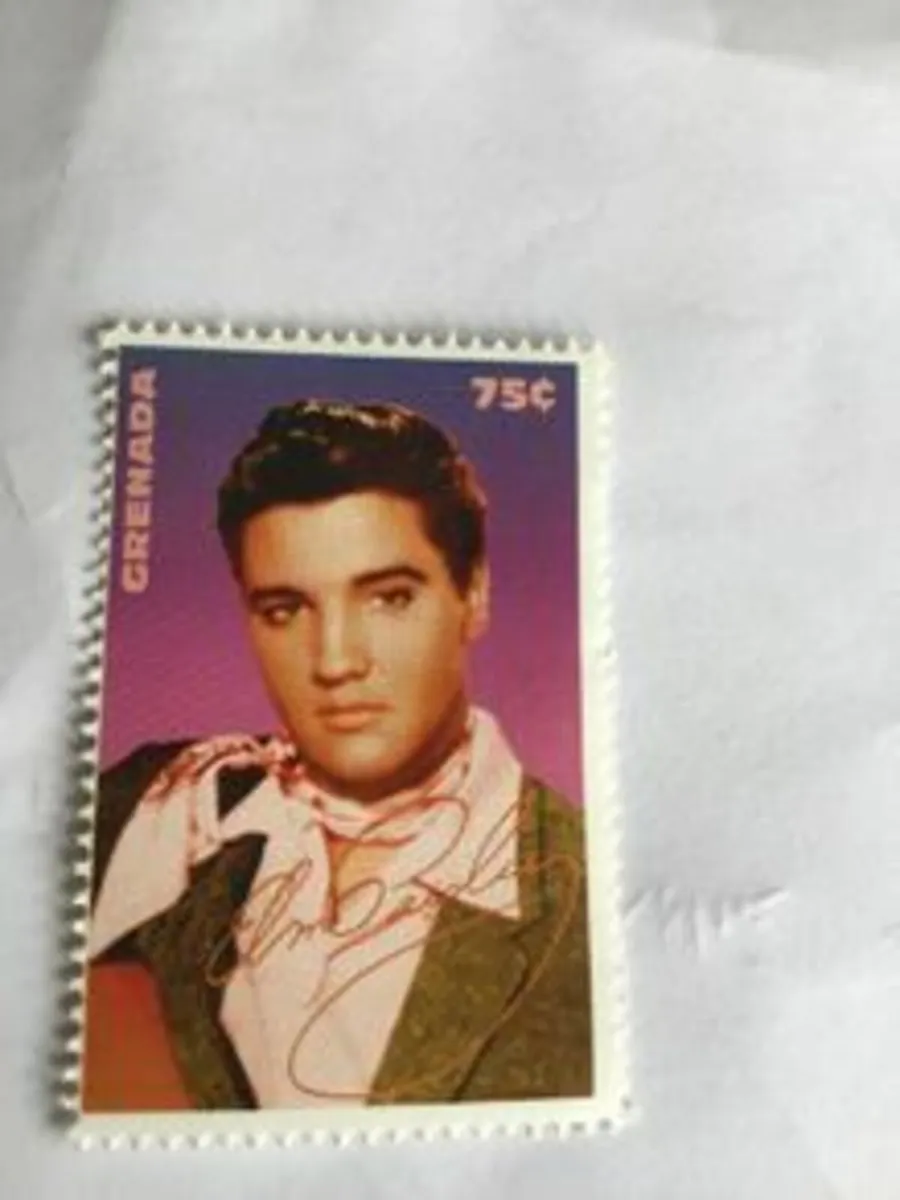 Rare postage stamp - Elvis Presley