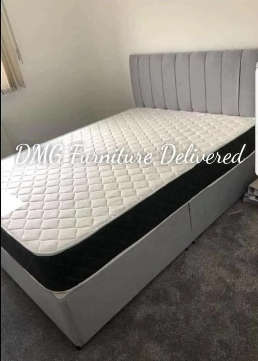New Divan Beds With Mattresses And Headboard - Image 1