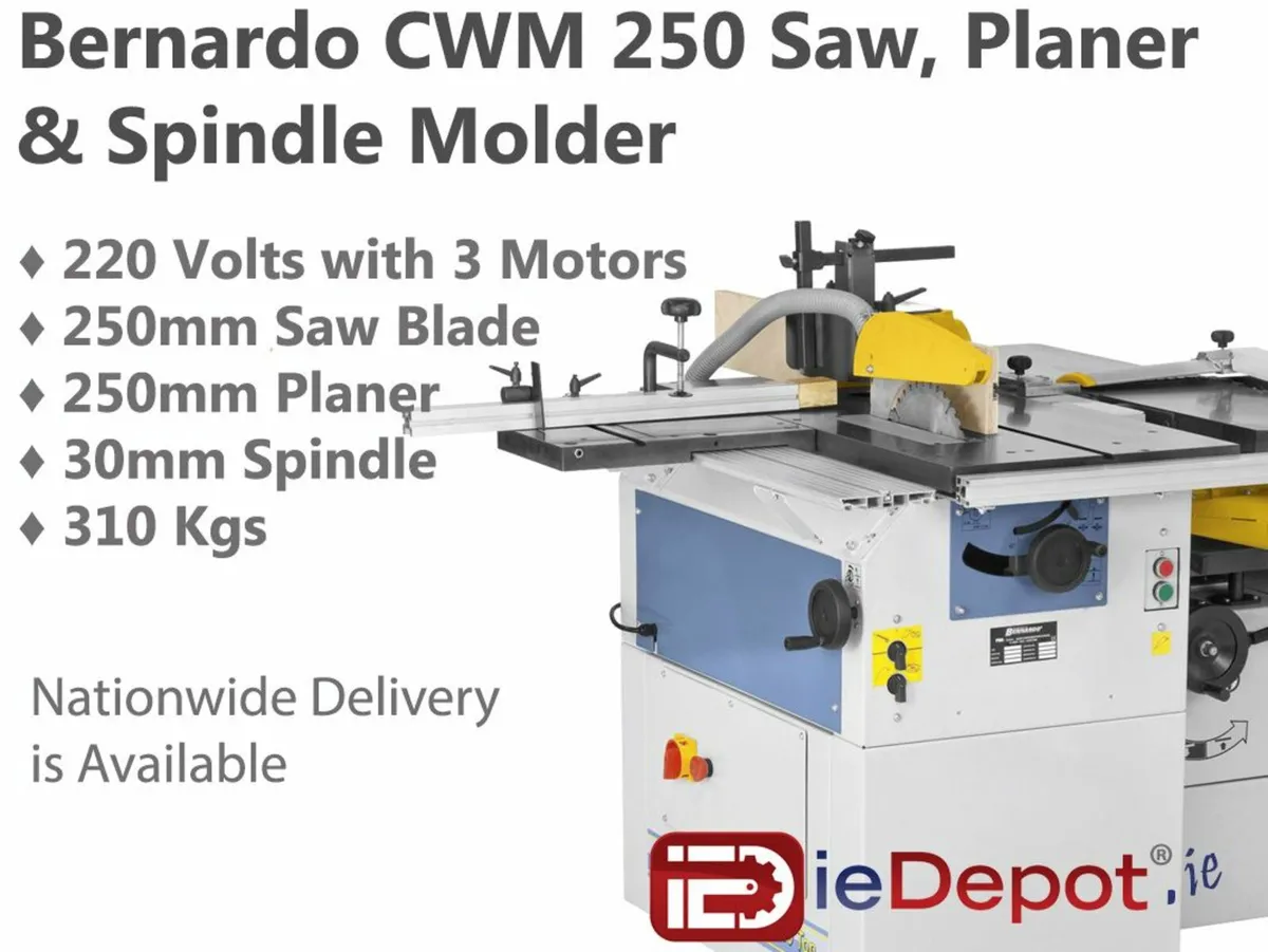 Panel Saw with Spindle Molder