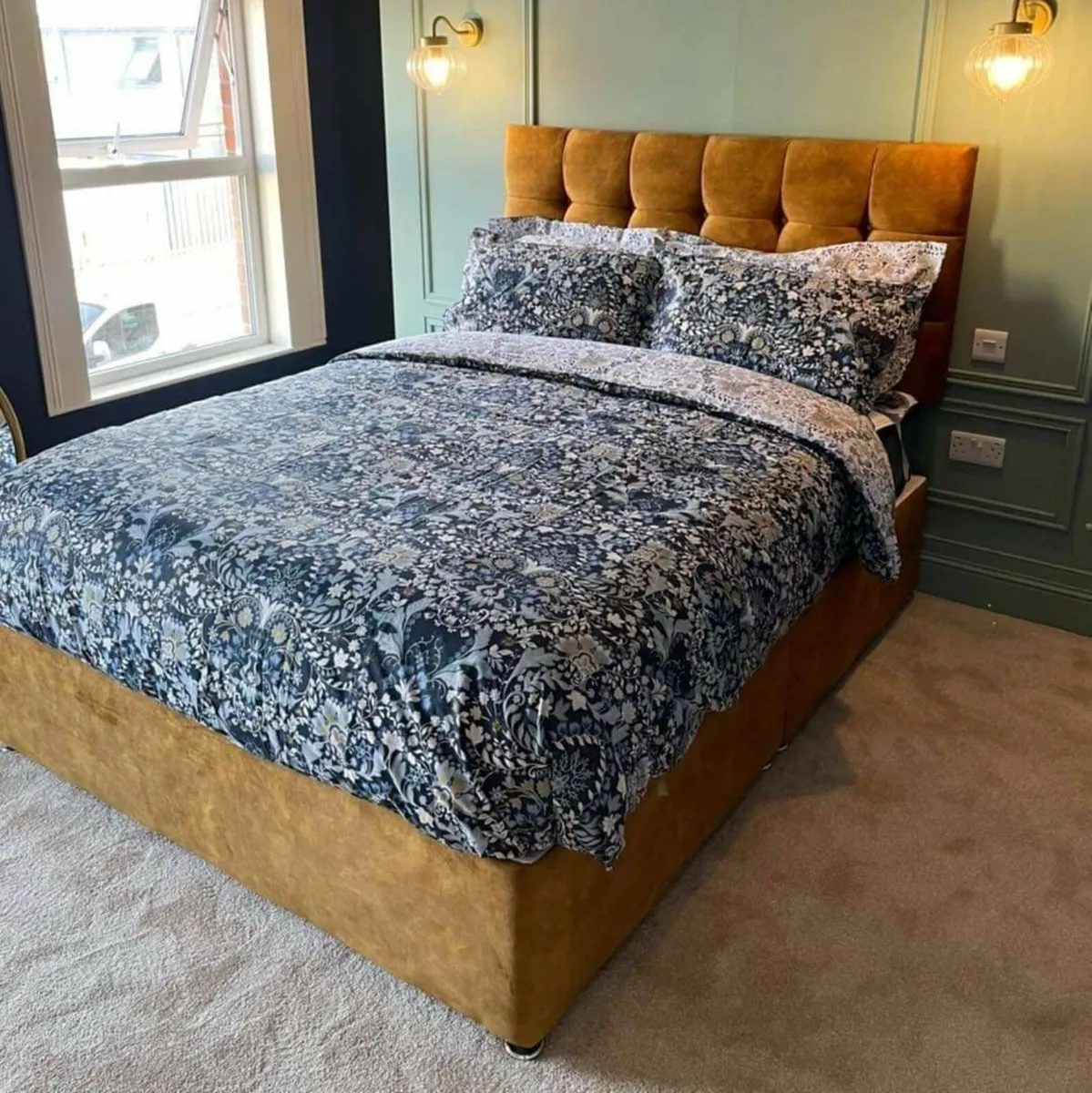 New Divan Beds With Mattresses And Headboard - Image 1