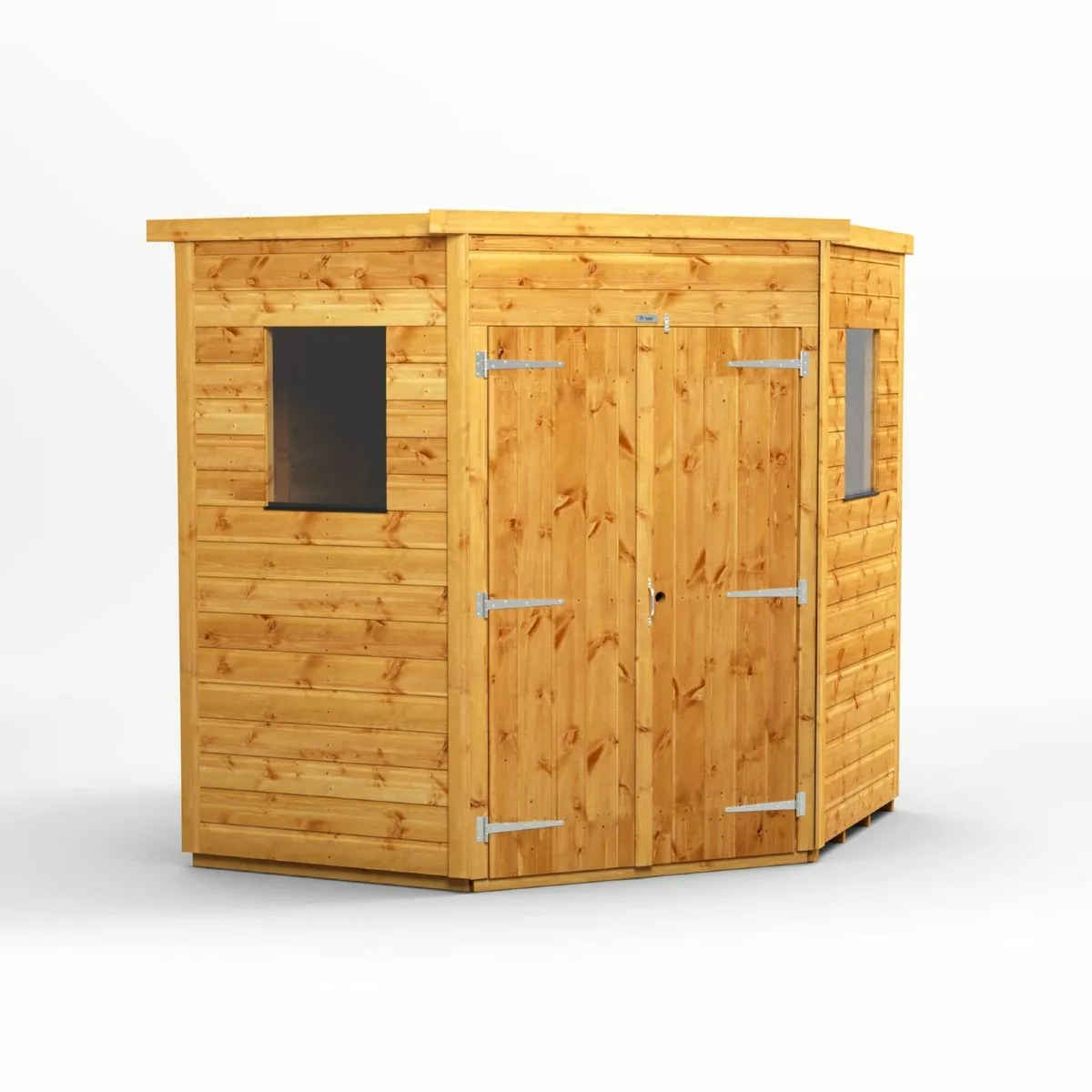 6x6 Corner Deluxe Timber Garden Shed - Image 2