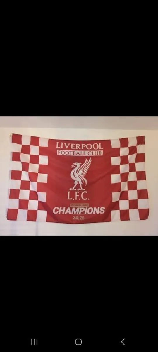 Liverpool FC Champions 24/25 Flags - Image 2