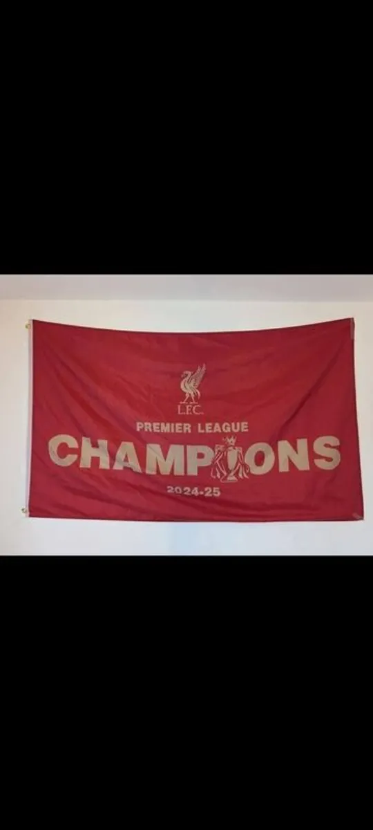 Liverpool FC Champions 24/25 Flags - Image 3