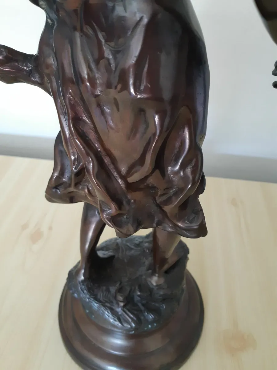 Rare 19 th. Century Bronze by Rousseau. - Image 4