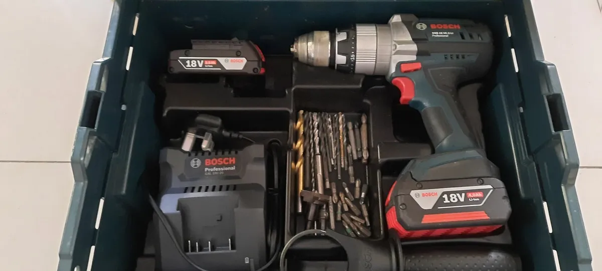 Bosch GSB 18 VE-2-Li 18v Combi Drill - Image 1