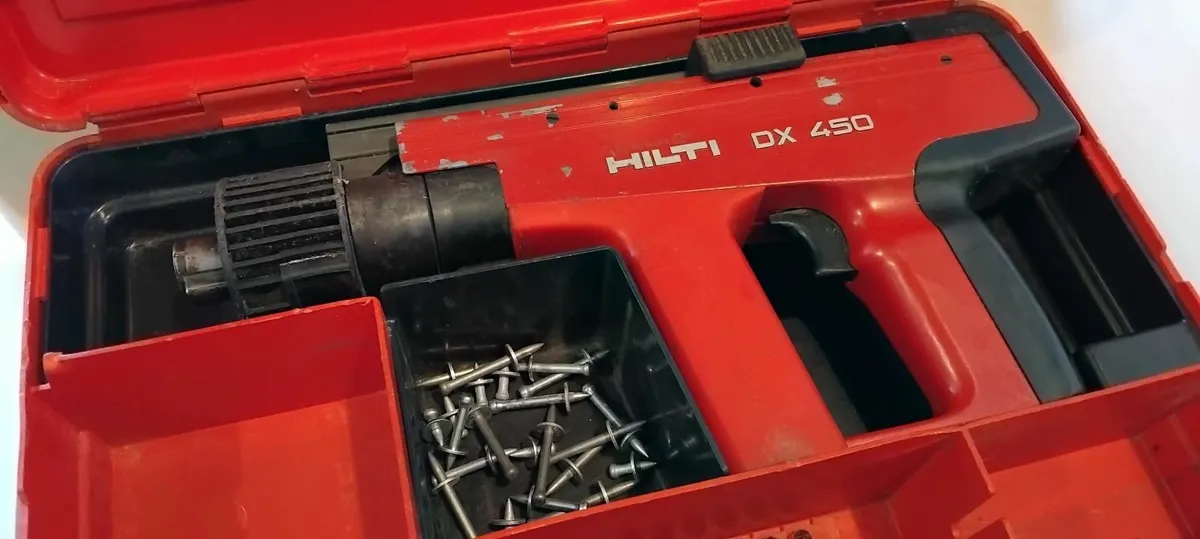 Hilti DX450 Powder Actuated Nail Gun "Serviced" - Image 4