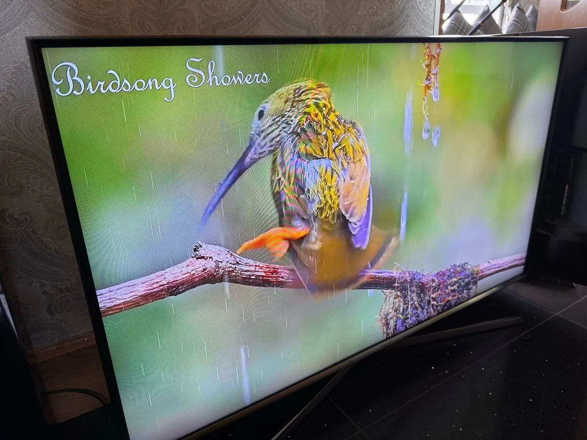 43” Samsung smart like new with stand&remote - Image 1