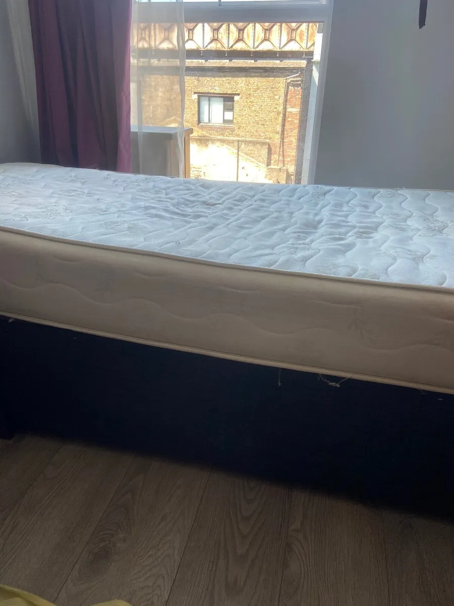 Single Bed and Mattress - Image 1