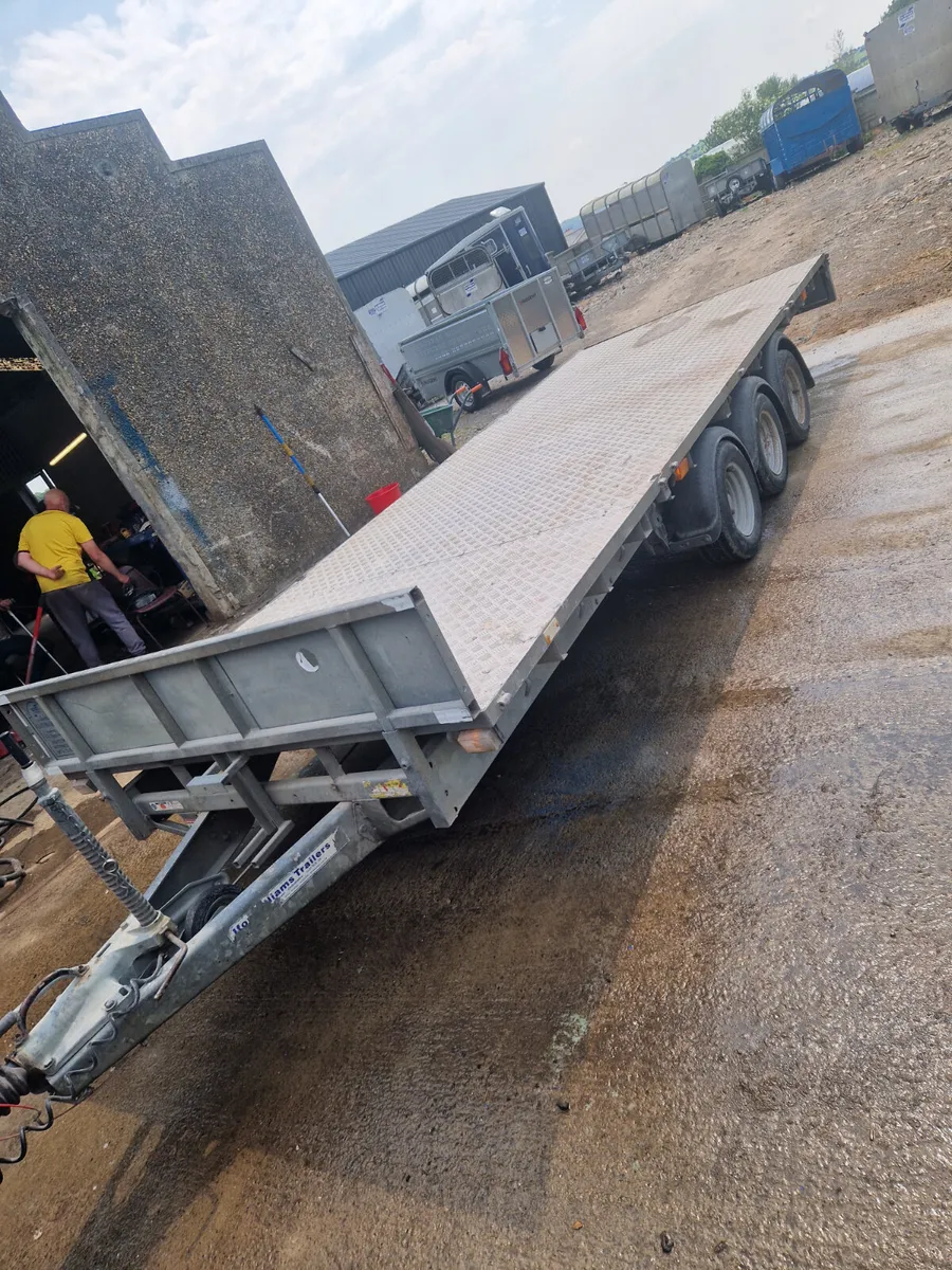 18ft ifor Williams flatbed trailer - Image 1