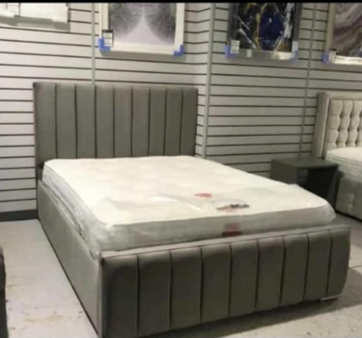 Double bumber bed frame with Mattress included - Image 2
