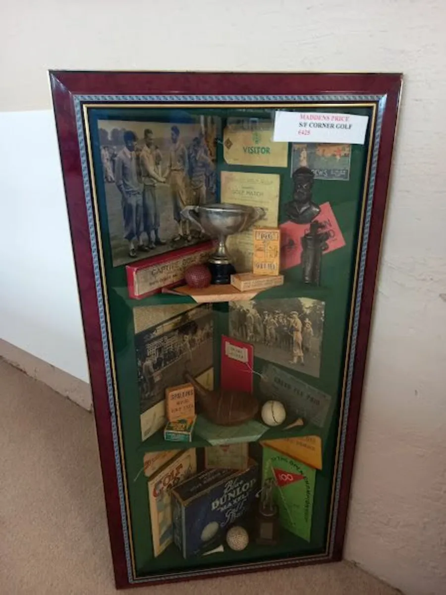 Memorabilia displays Aviation, Golf, Motorsport - Image 3