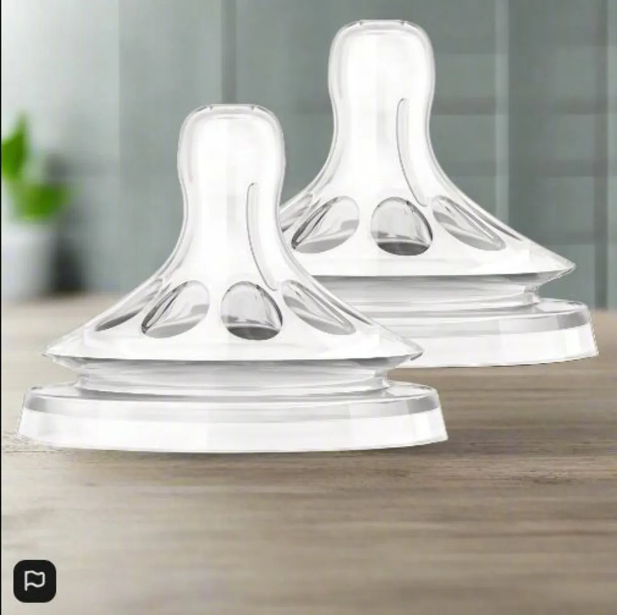 Philips Avent Natural Teat Fast Flow 2Pk 6M+ - Image 1