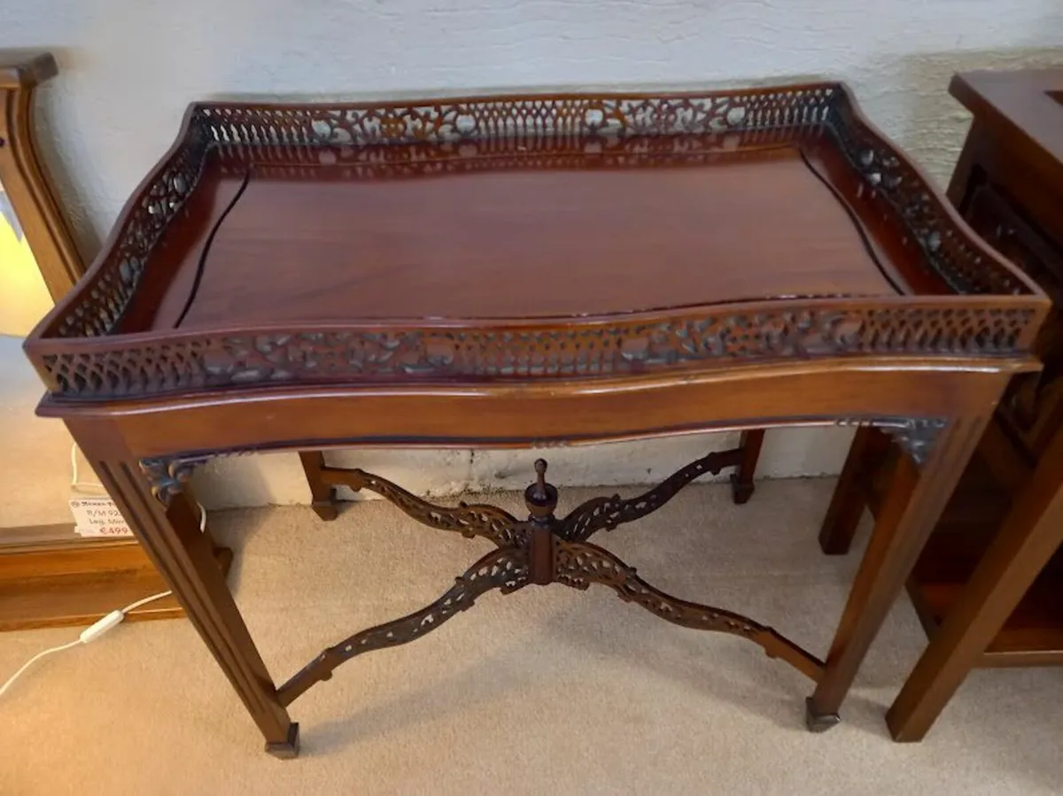 Solid Mahogany serving tray - Image 1