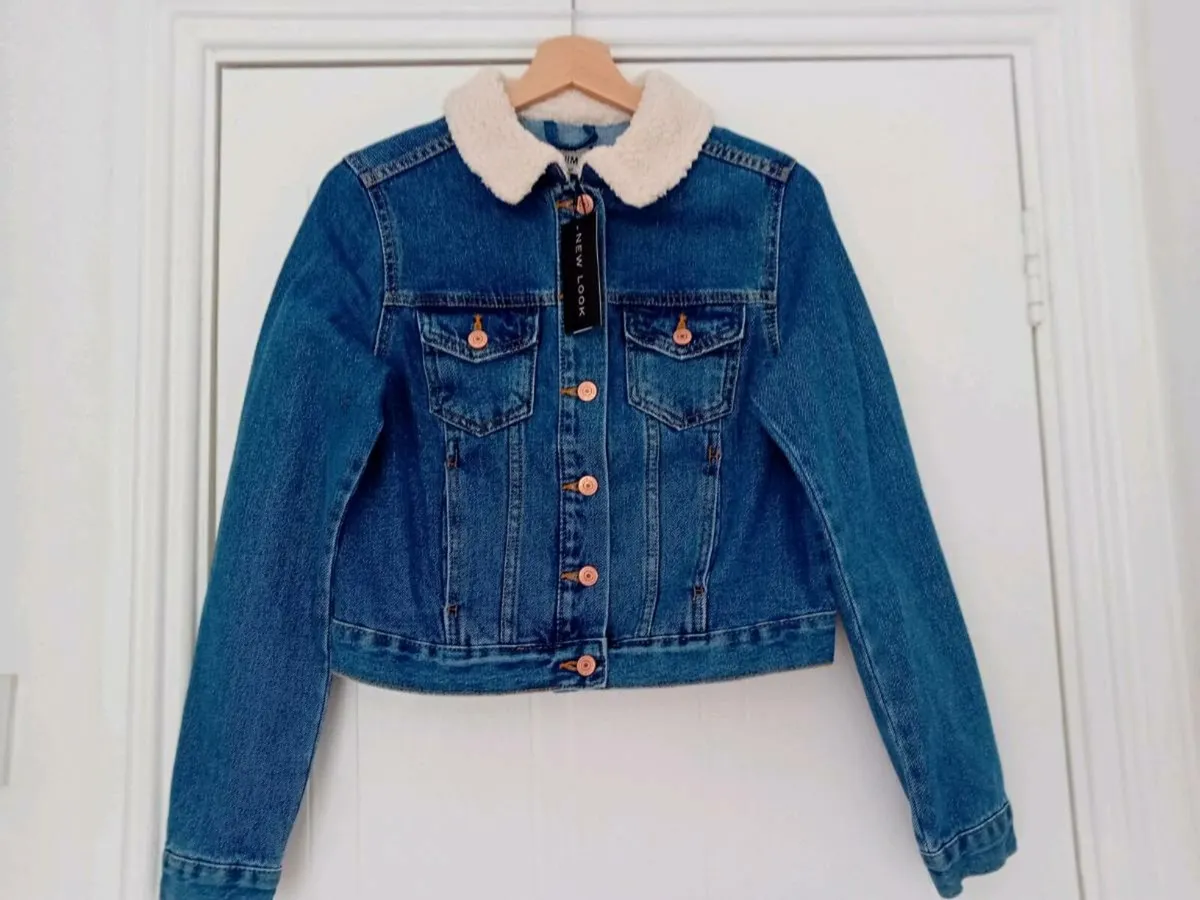 NEW Denim Jacket XS/S - Image 4