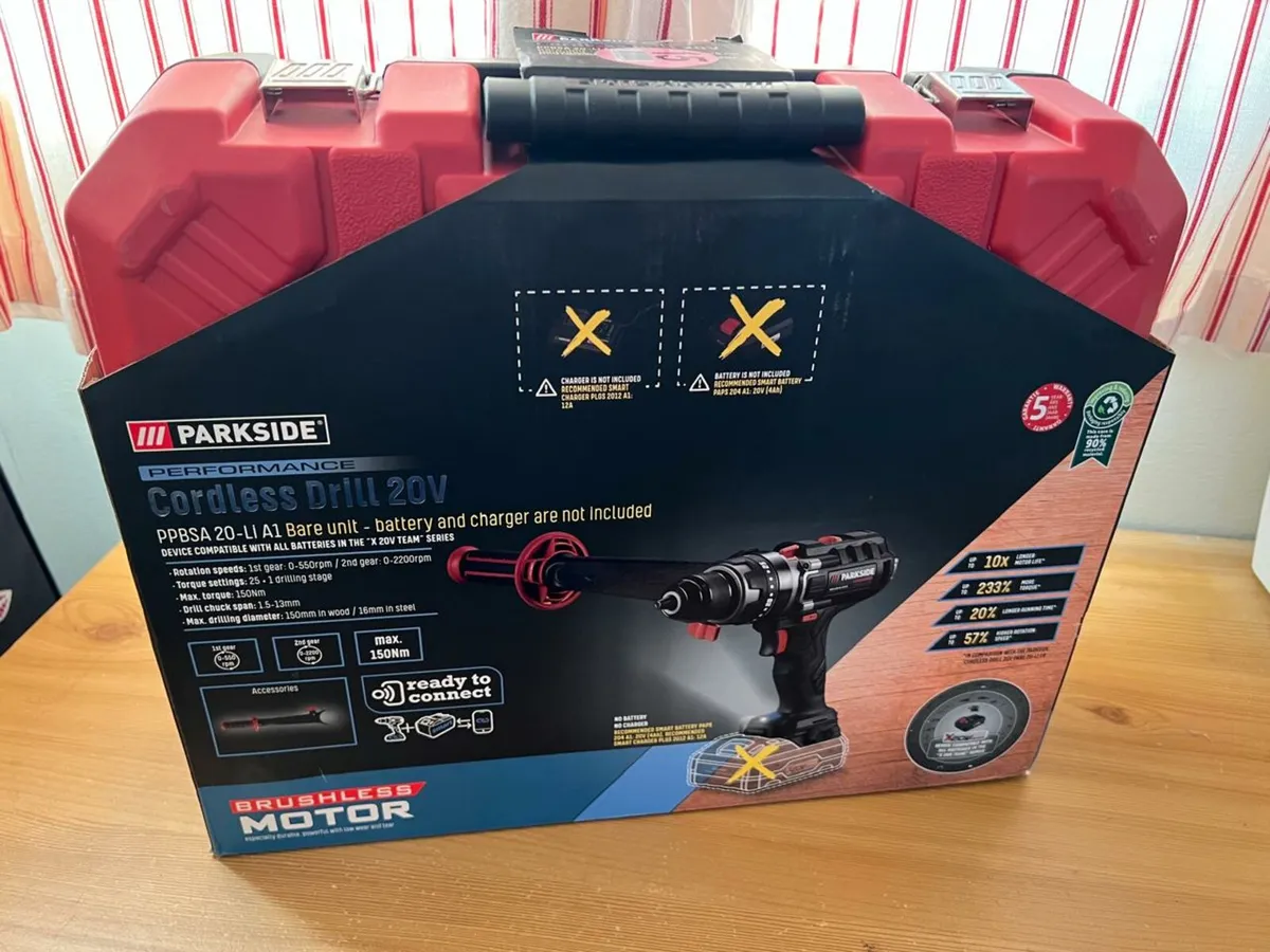Parkside PPBSA 20-Li A1 Bare Unit Cordless Drill. - Image 3