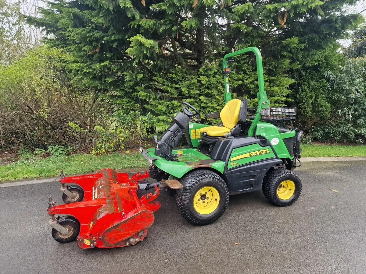John Deere 1580 ride on mower lawnmower - Image 4