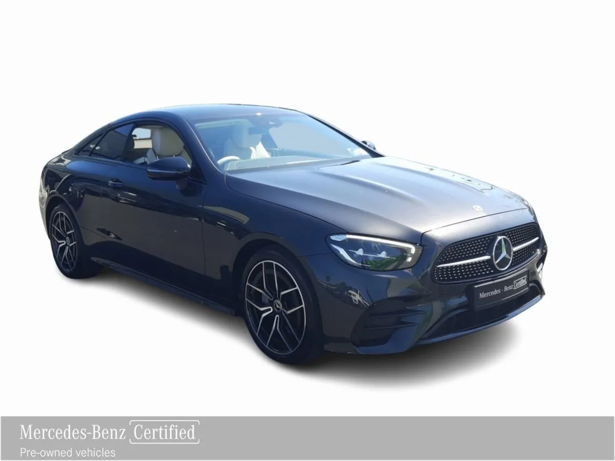 Mercedes-Benz E-Class E220d Coupe AMG Line--beige - Image 2