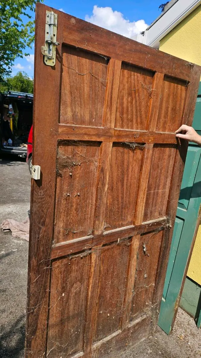 Teak garage doors - Image 2